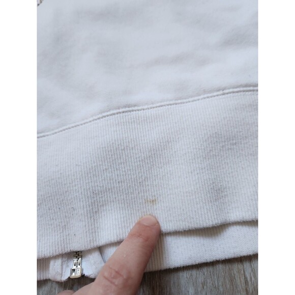 Victoria's Secret Sequin Wings White Zip Up Hoodie Supermodel Essentials White L - Picture 14 of 14